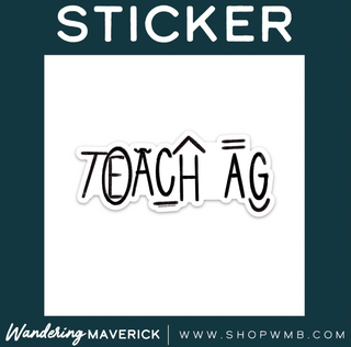 Branded Teach AG- Vinyl Sticker