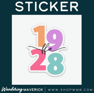 1928 FFA- Vinyl Sticker