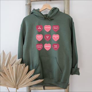 Agriculture Candy Hearts – Hoodie