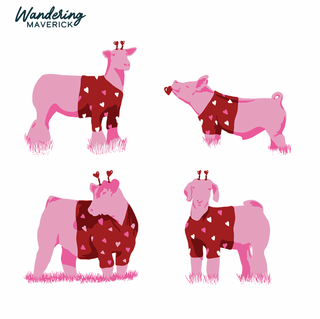 VALENTINES SWEATER - CHOOSE YOUR ANIMAL – Hoodie