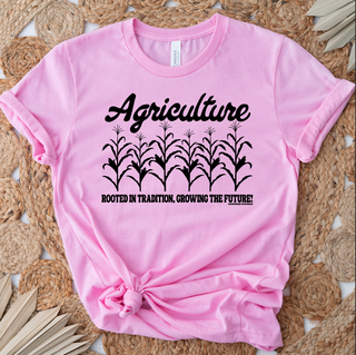 Agriculture Rooted In Tradition CROPS Black Ink - Bella Canvas T-Shirt