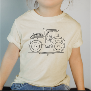 Agriculture Script Tractor Black Ink - Infant/Toddler/Youth
