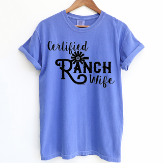 Certified Ranch Wife Black Ink – Comfort Colors T-Shirt