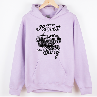 Every Harvest Tells a Story Black Ink - Hoodie