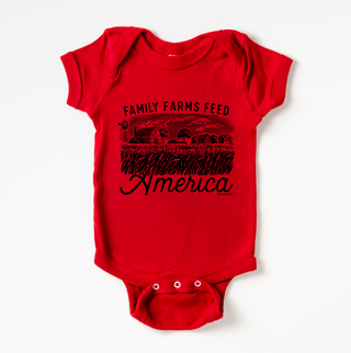 Family Farms Feed America Black Ink - Infant/Toddler/Youth