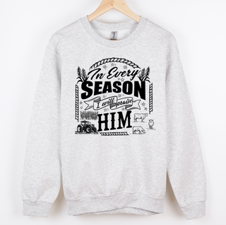 In Every Season Black Ink  – Crewneck