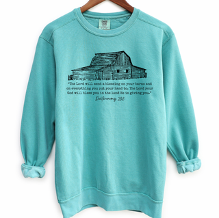 Blessing On Your Barn Black Ink  – Crewneck
