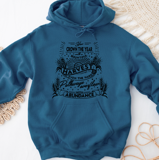 Bountiful Harvest Black Ink – Hoodie