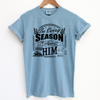 In Every Season Black Ink  – Comfort Colors T-Shirt