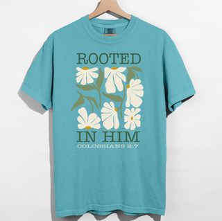 Rooted In Him – Comfort Colors T-Shirt
