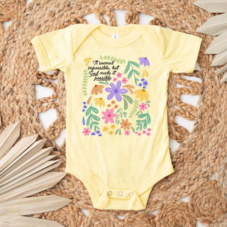 God Made It Possible – Infant/Toddler/Youth