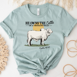 He Owns The Cattle - Bella Canvas T-Shirt