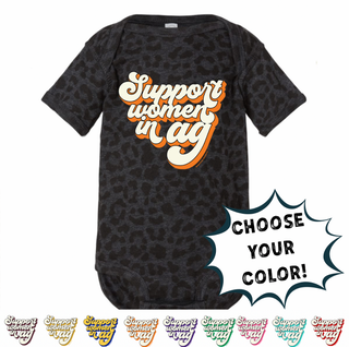 RETRO SUPPORT WOMEN IN AG - CHOOSE YOUR COLOR  – Infant/Toddler/Youth