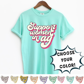 RETRO SUPPORT WOMEN IN AG - CHOOSE YOUR COLOR – Comfort Colors T-Shirt