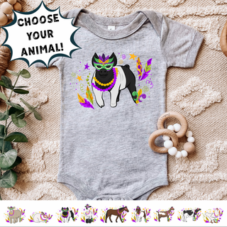 MARDI GRA ANIMALS - CHOOSE YOUR ANIMAL – Infant/Toddler/Youth