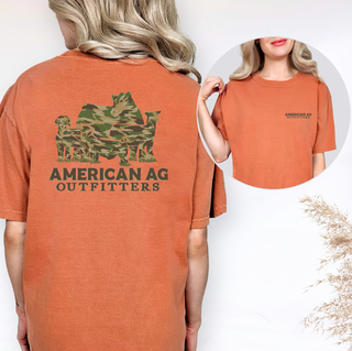 Camo Animal Group – Comfort Colors T-Shirt - Front & Back