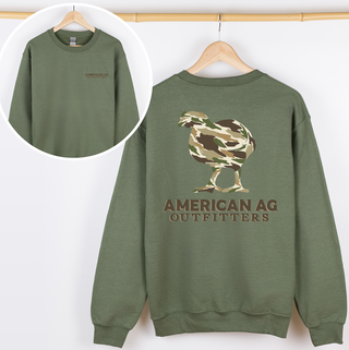 AAO Camo Chicken – Crewneck - Front & Back!