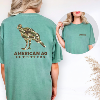 AAO Camo Chicken – Comfort Colors T-Shirt - Front & Back
