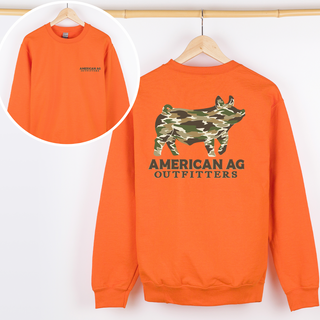 AAO Camo Pig – Crewneck - Front & Back!