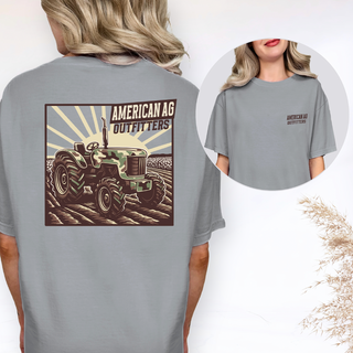 AAO Camo Tractor– Comfort Colors T-Shirt - Front & Back