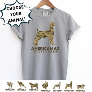 AAO CAMO ANIMAL - CHOOSE YOUR ANIMAL  – Comfort Colors T-Shirt