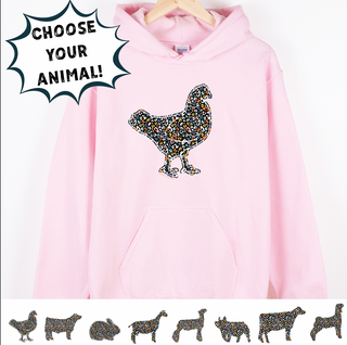 COLORFUL CHEETAH ANIMALS - CHOOSE YOUR ANIMAL – Hoodie