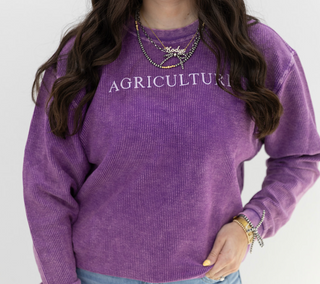 Purple Agriculture - Corded Crewneck - SALE!