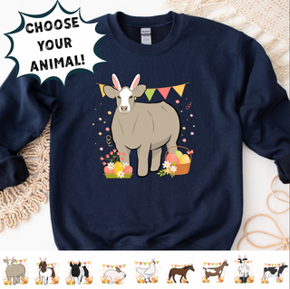 SPRING EASTER ANIMALS - Choose Your Animal – Crewneck