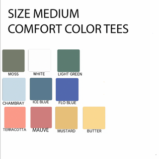 SIZE MEDIUM - COMFORT COLORS SHIRT SALE