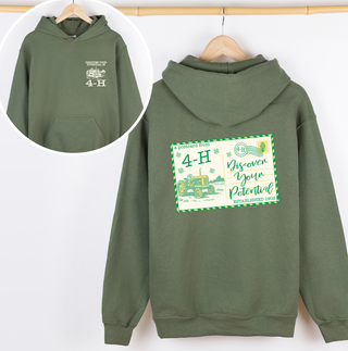 Discover Your Potential 4-H– Hoodie - Front & Back!