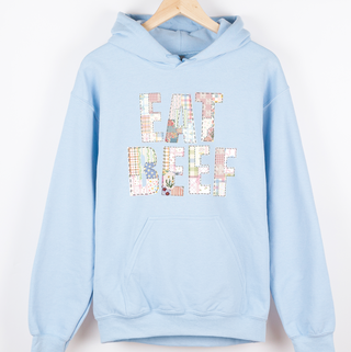 Quilted Eat Beef– Hoodie