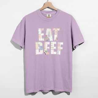 Quilted Eat Beef– Comfort Colors T-Shirt