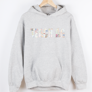 Quilted Teach Ag– Hoodie