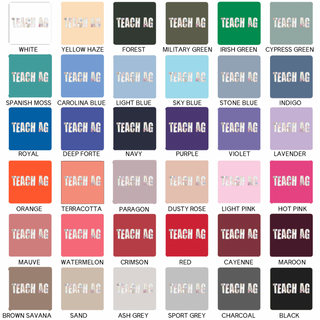 Quilted Teach Ag– Crewneck