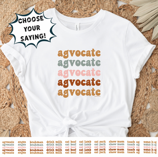 Groovy Words- CHOOSE YOUR SAYING- Bella Canvas T-Shirt