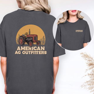 AAO Sunset Tractor– Comfort Colors T-Shirt - Front & Back