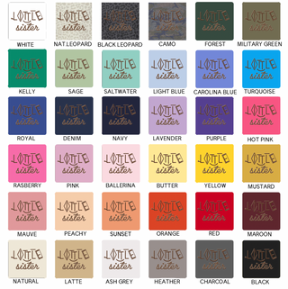 Little Sister Branded– Infant/Toddler/Youth