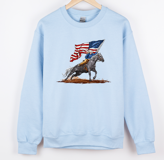 American Cowgirl-Horse– Crewneck