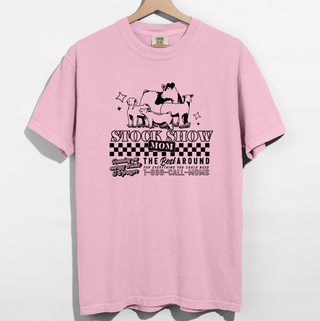 Stock Show Mom Checker– Comfort Colors T-Shirt