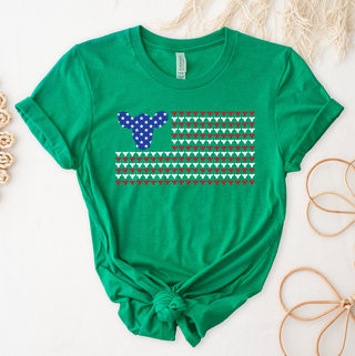 Cattle Patriotic Flag – Bella Canvas T-Shirt