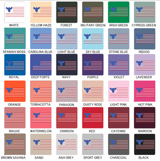 Cattle Patriotic Flag – Crewneck