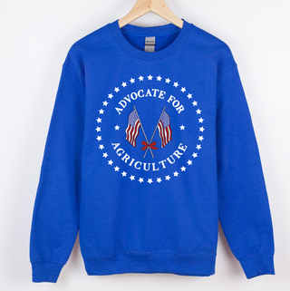 Patriotic Circle - Advocate For Ag – Crewneck