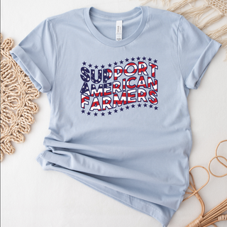 Patriotic - Support American Farmers - Bella Canvas T-Shirt