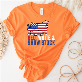 Red White & Show Stock - Bella Canvas T-Shirt
