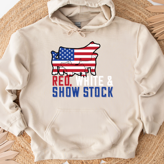 Red White & Show Stock – Hoodie