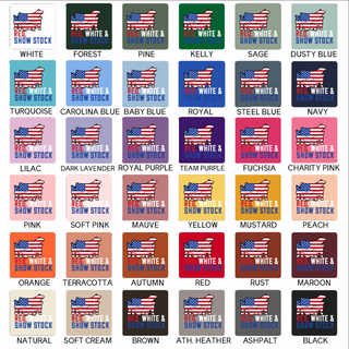 Red White & Show Stock - Bella Canvas T-Shirt
