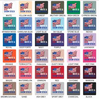 Red White & Show Stock – Crewneck