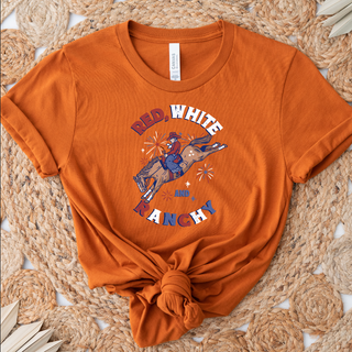 Red White Ranchy - Bella Canvas T-Shirt
