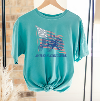American Agriculture Tractor Flag – Comfort Colors T-Shirt