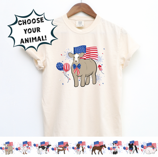 USA Animals-CHOOSE YOUR ANIMAL– Comfort Colors T-Shirt